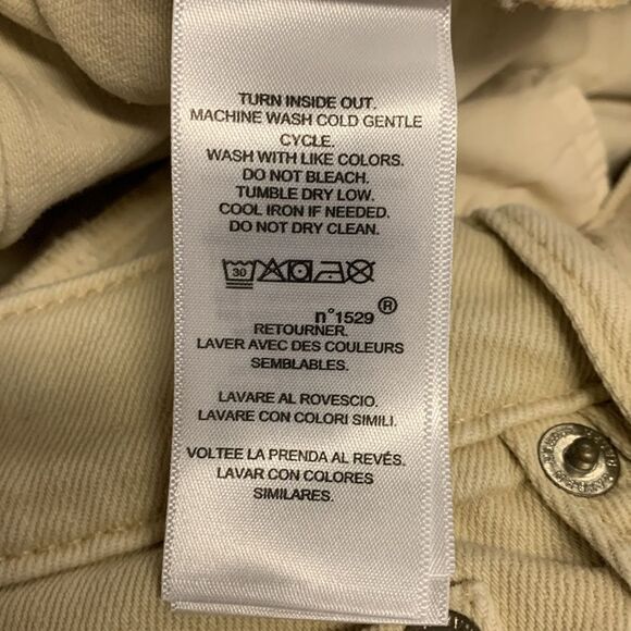 Lauren Ralph Lauren Tan Stretch Denim High Rise Straight Leg Jeans Size 18 - Picture 8 of 12